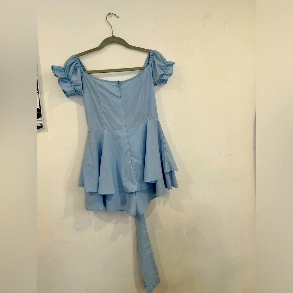 Blue playsuit dreas